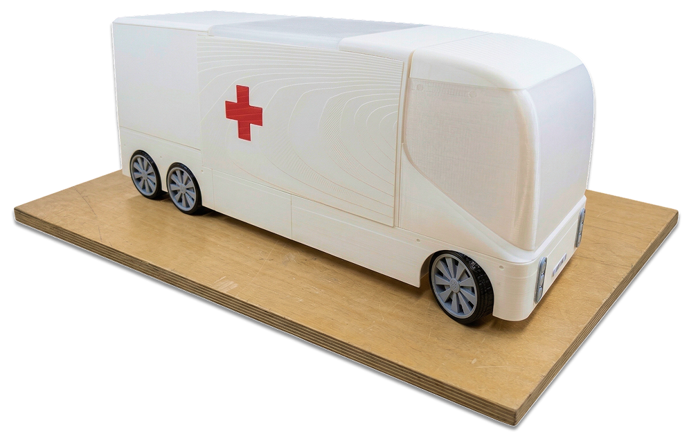 Physical model of the Mobile Health Unit
