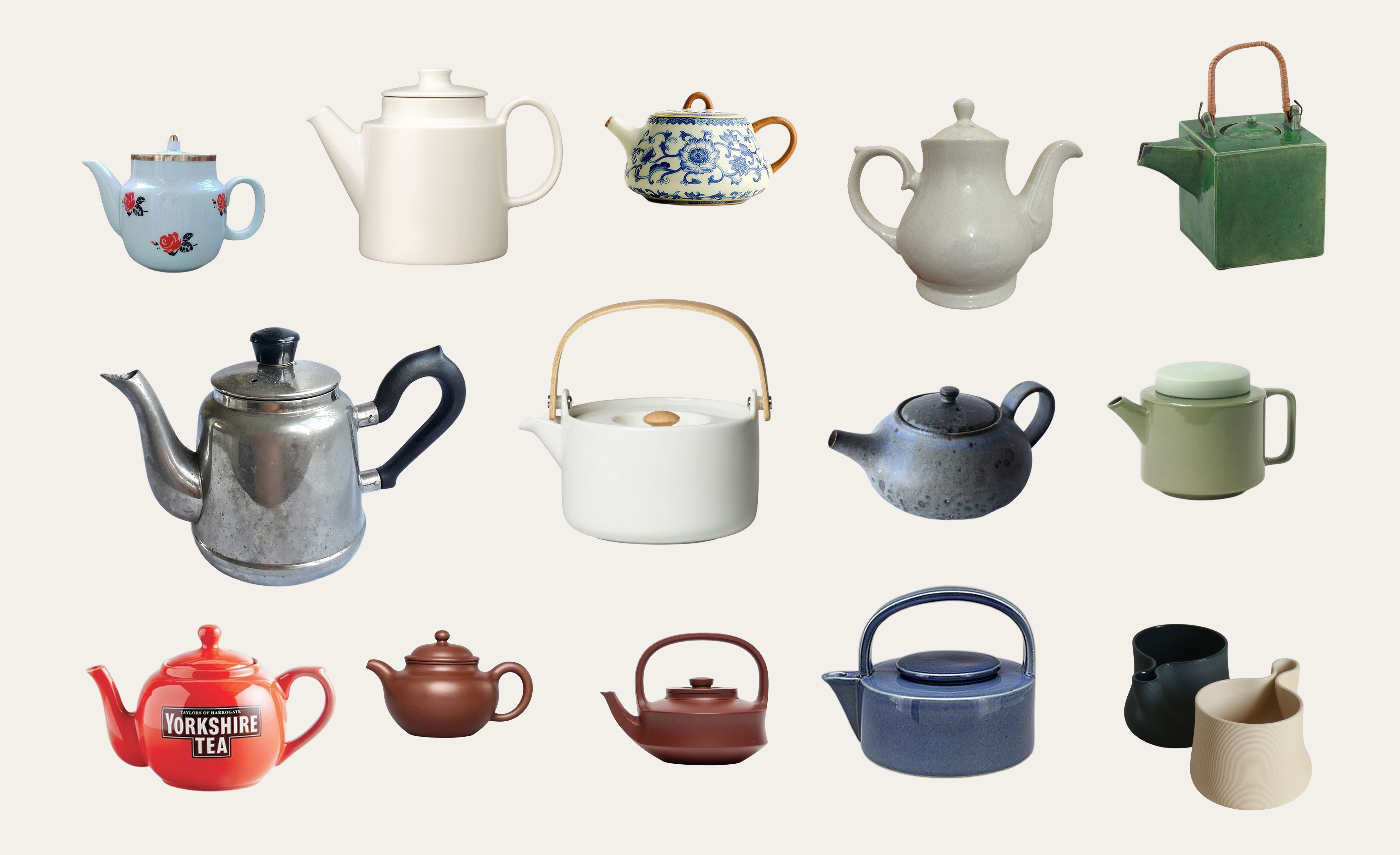 Moodboard - cultural tea traditions comparison