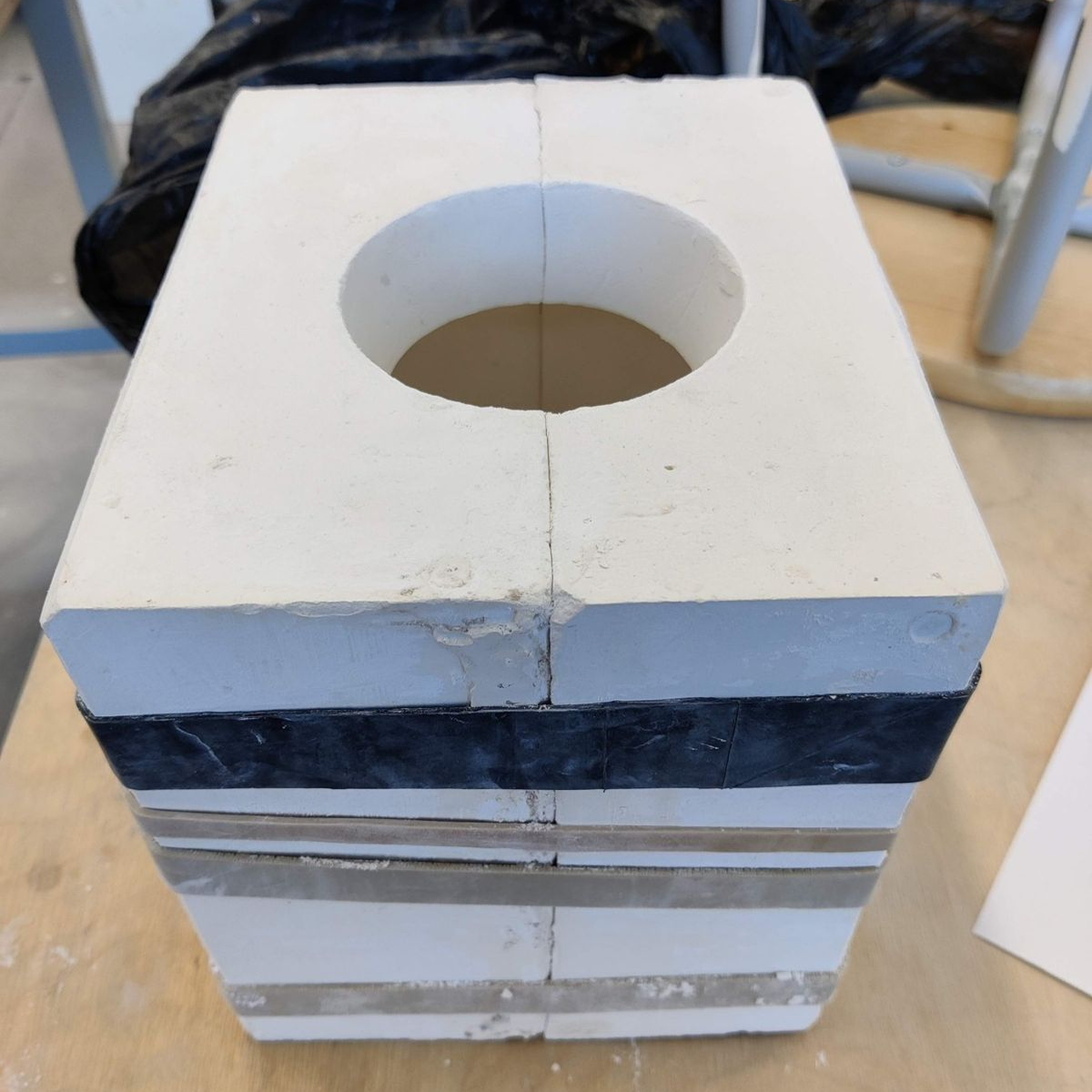 Teekannu body - finished plaster model