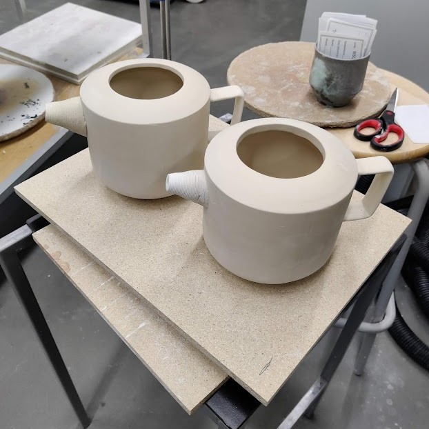 Teekannu joining - finished and smoothed components